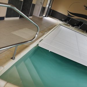 escalier-volet sécurisé piscine