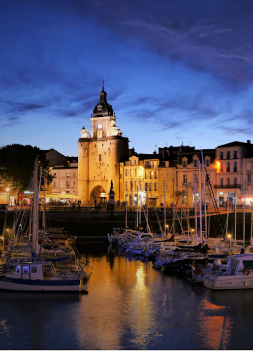 la Rochelle en nocturne